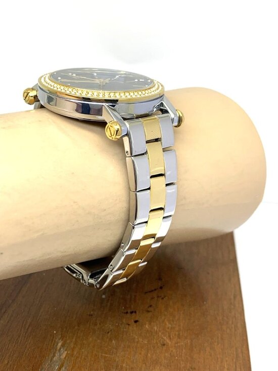 Michael Kors Womens Watch MKO1049 Quartz Blue Dial Two Tone Stainless Steel 38mm main image 14